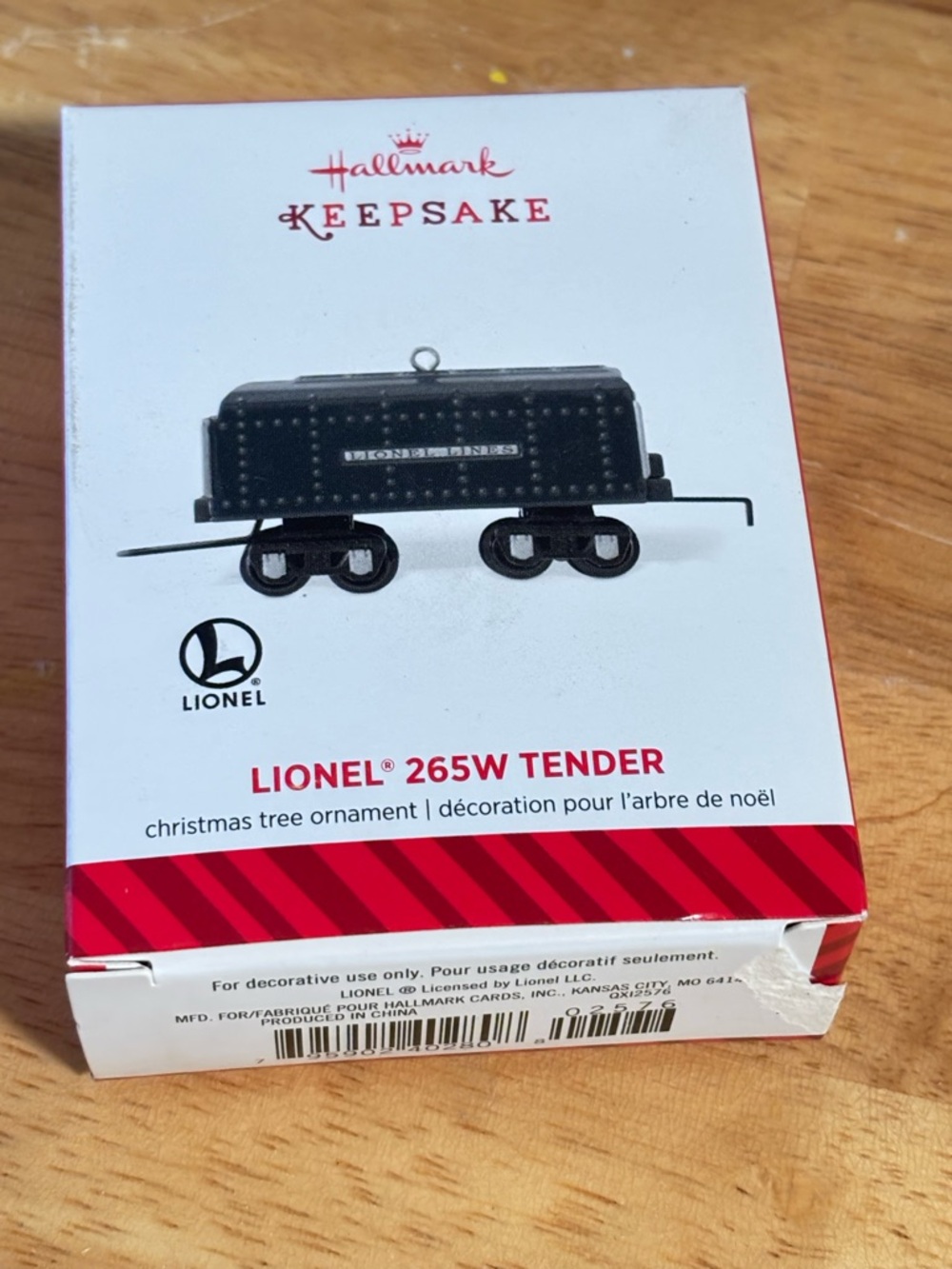 Hallmark Keepsake 2014 Lionel 265W Tender Ornament